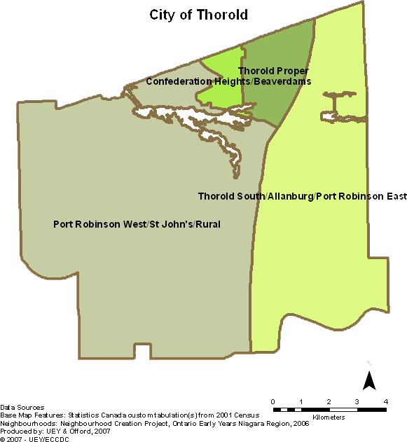 Map Of Thorold Ontario Understanding The Early Years